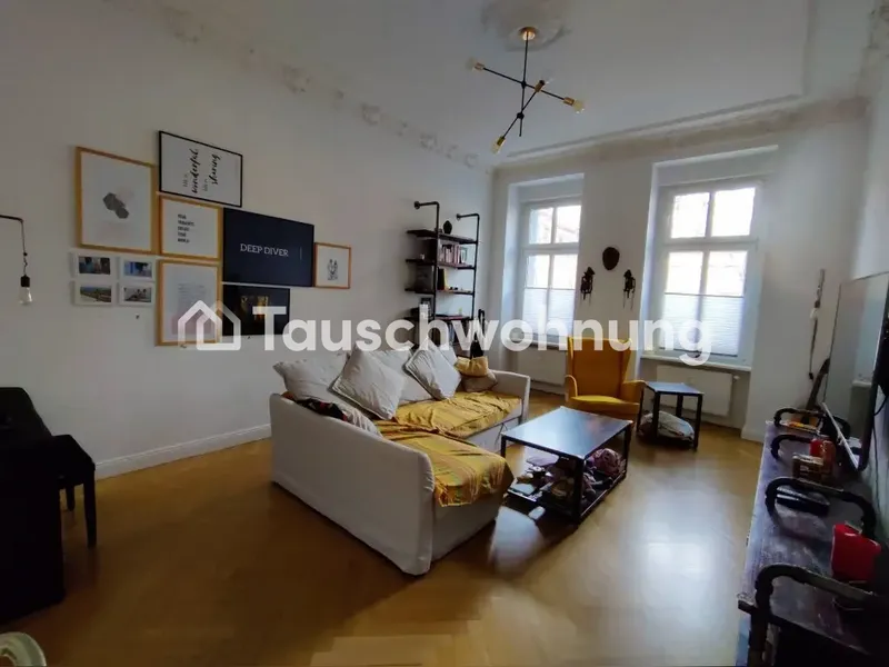 Tauschwohnung: Graefekiez 4 Zi Altbau gegen biliger und kleiner — photo 1